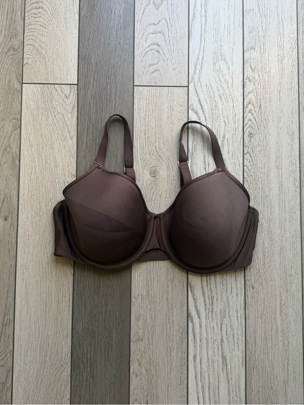 Wacoal Smooth Underwire T-Shirt Bra in Chocolate Brown 38D